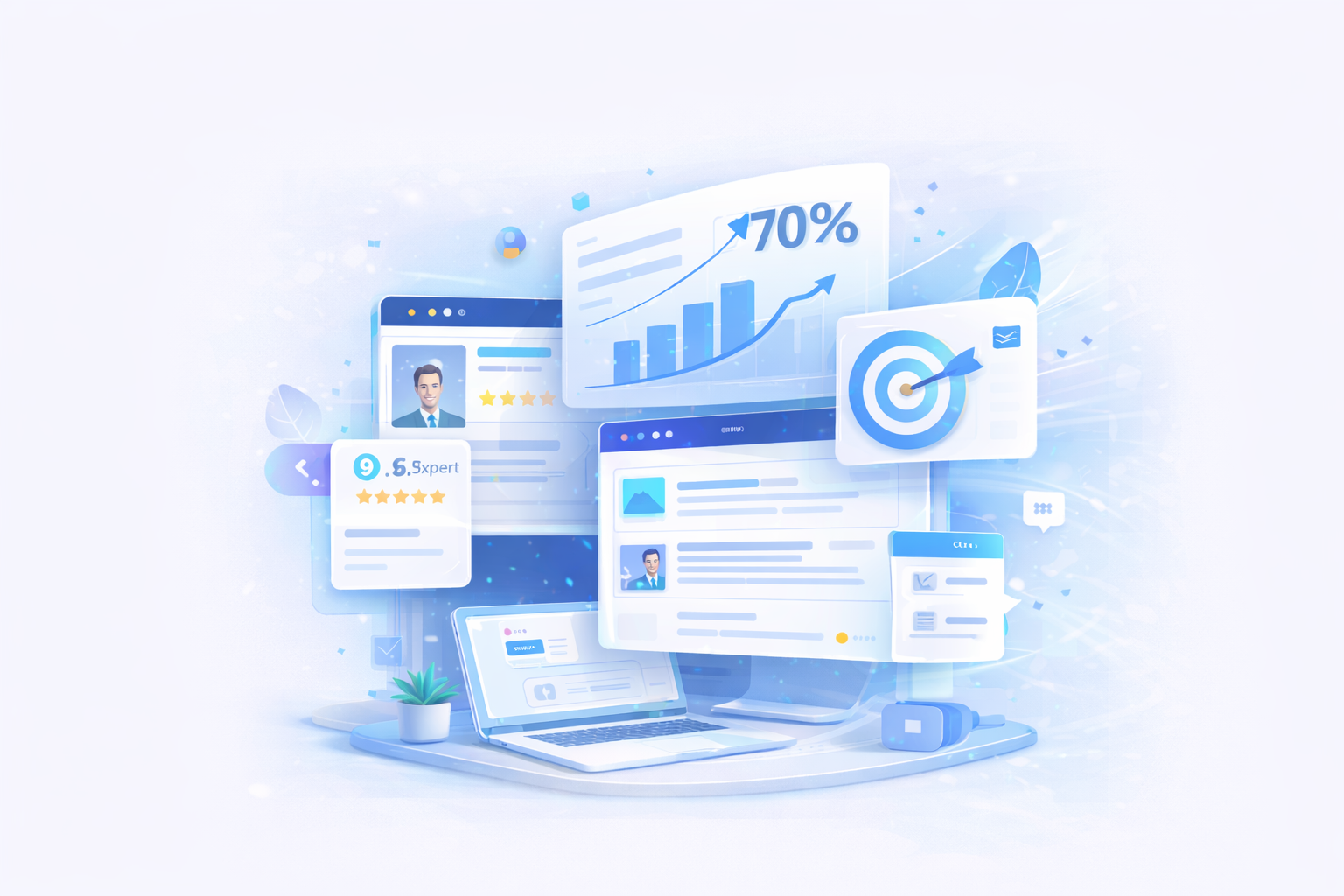 Dominate Your Digital Presence illustration